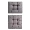 Zestaw poduszek MODULAR RATTAN 2x siedzisko 70x70cm + 2x oparcie 70x40cm Grafitowy