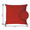 Poduszka AURA CLASSIC 40x40cm Bordowy