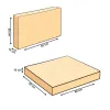 Zestaw poduszek MODULAR RATTAN 40x40cm siedzisko + 40x40cm oparcie Beżowy