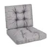Zestaw poduszek MODULAR RATTAN 2x siedzisko 60x60cm + 2x oparcie 60x40cm Szary
