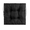 Poduszka na krzesło AURA SIT 40x40cm Czarny