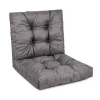 Zestaw poduszek MODULAR RATTAN 4x siedzisko 40x40cm + 4x oparcie 40x40cm Grafitowy