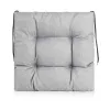 Poduszka na krzesło AURA SIT 40x40cm Jasny Szary Melanż