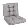 Zestaw poduszek MODULAR RATTAN siedzisko 40x40cm + oparcie 40x40cm Szary
