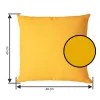 Poduszka AURA CLASSIC 40x40cm  Żółty