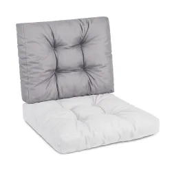 Poduszka MODULAR RATTAN oparcie 70x40cm Szary