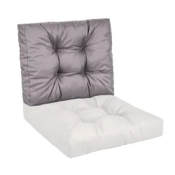 Poduszka MODULAR RATTAN oparcie 70x40cm Grafitowy