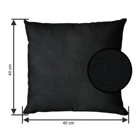 Poduszka AURA CLASSIC 40x40cm Czarny