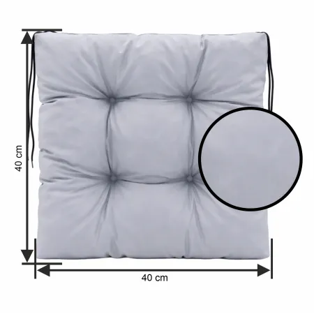 Poduszka na krzesło AURA SIT 40x40cm Szary