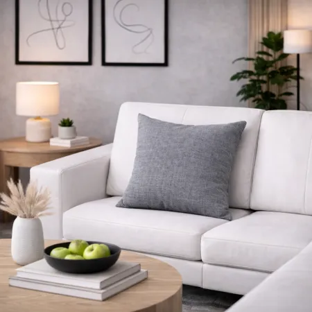 Poduszka AURA CLASSIC 40x40cm Szary Melanż