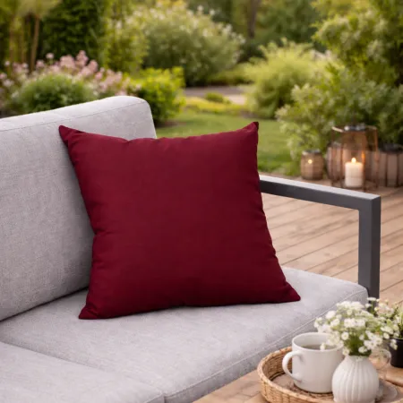 Poduszka AURA CLASSIC 40x40cm Bordowy