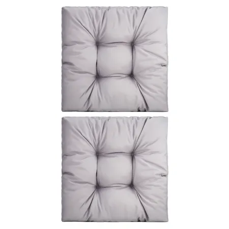 Zestaw poduszek MODULAR RATTAN 2x siedzisko 40x40cm + 2x oparcie 40x40cm Szary