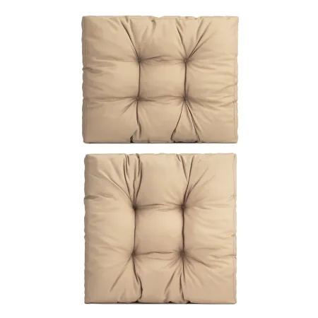 Zestaw poduszek MODULAR RATTAN 2x siedzisko 70x70cm + 2x oparcie 70x40cm Beżowy