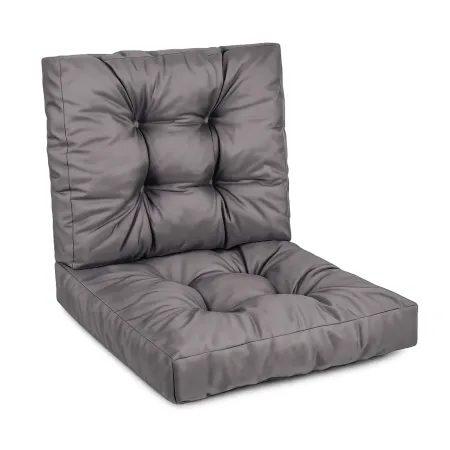 Zestaw poduszek MODULAR RATTAN siedzisko 70x70cm + oparcie 70x40cm Grafitowy