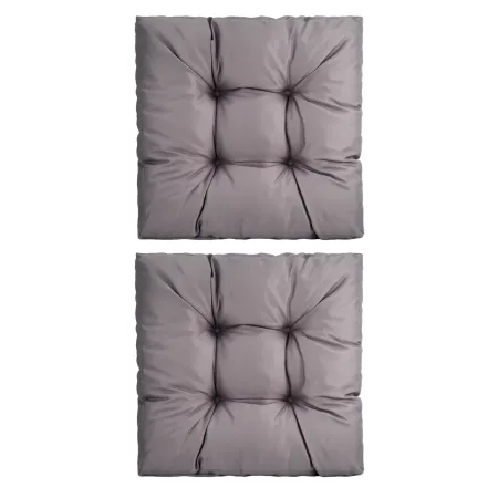 Zestaw poduszek MODULAR RATTAN 2x siedzisko 40x40cm + 2x oparcie 40x40cm Grafitowy