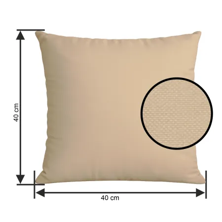 Poduszka AURA CLASSIC 40x40cm Beżowy