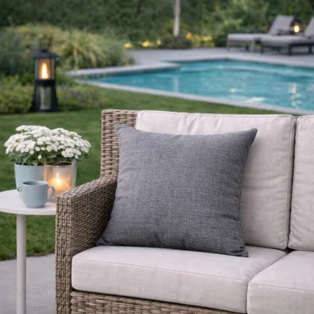 Poduszka AURA CLASSIC 40x40cm Szary Melanż