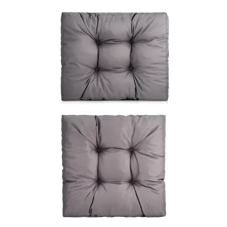 Zestaw poduszek MODULAR RATTAN siedzisko 60x60cm + oparcie 60x40cm Grafitowy