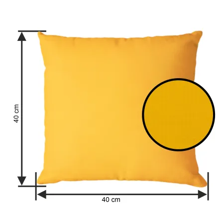 Poduszka AURA CLASSIC 40x40cm  Żółty